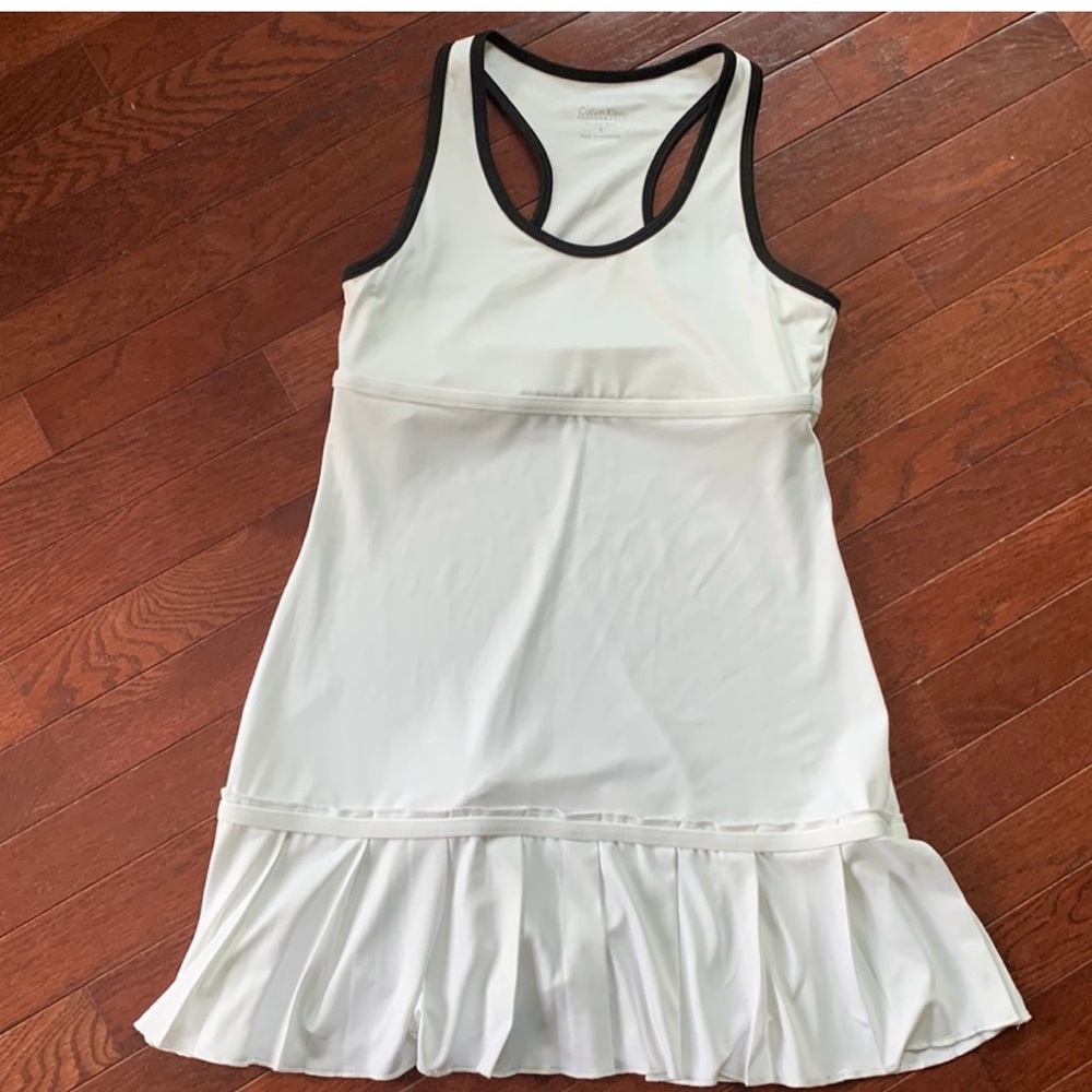Calvin klein white activewear dress.